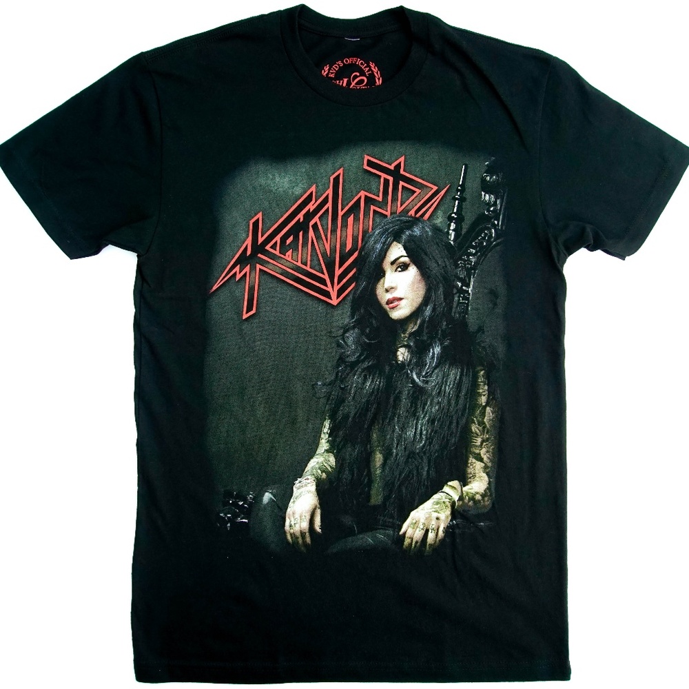 KAT VON D High Voltage Throne Tshirt S